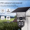 Solar Camera 4G Sim Outdoor Dual Lens 3 view WiFi 8MP 4K IP Camara Solar Panel CCTV

Security Built in Battery PIR Cam V380. 