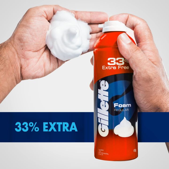 Gillette%20Foam%20Regular%20418Gm%20-%20Image%202
