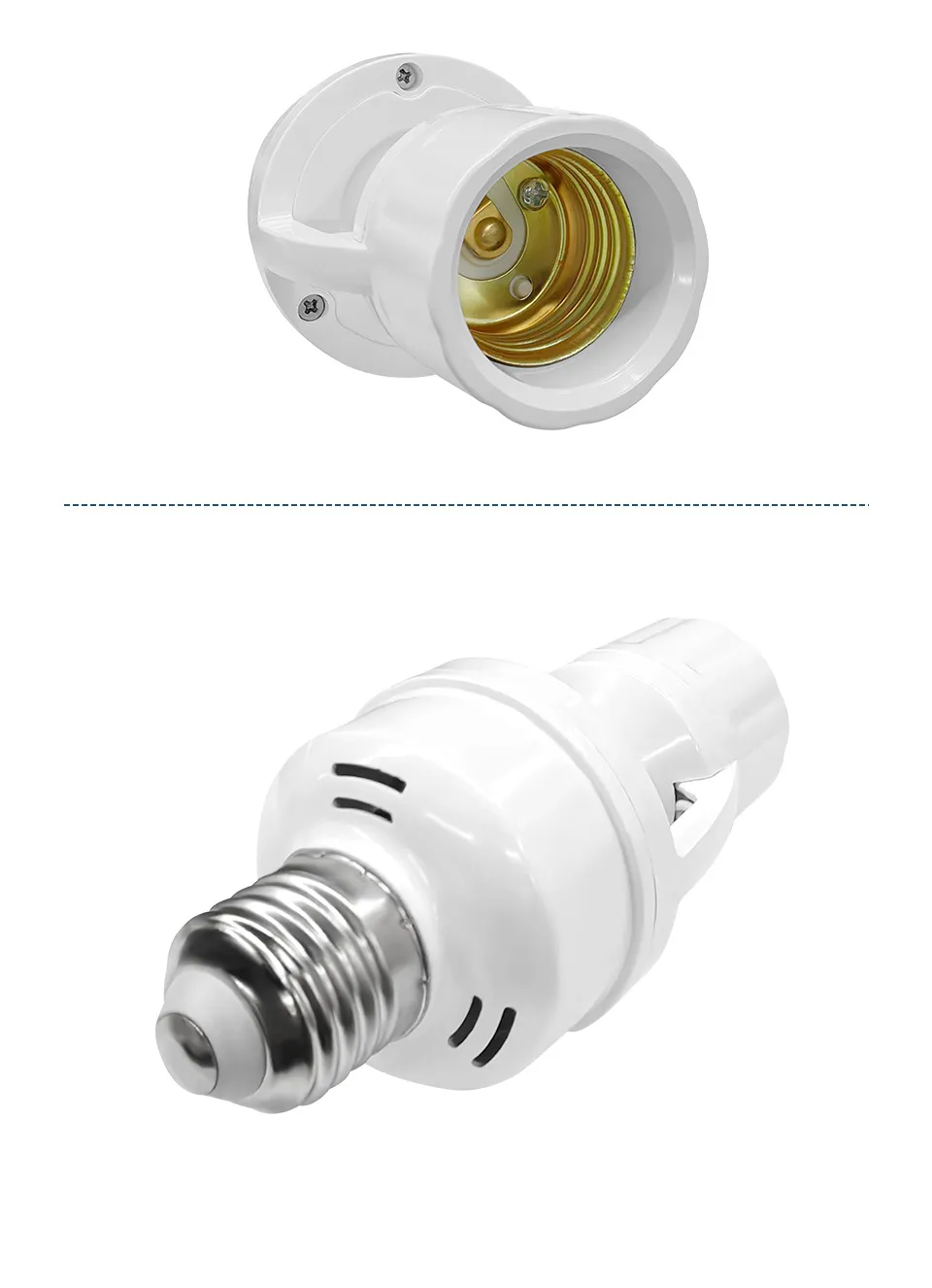 Smart E27 PIR Motion Sensor Light Switch - Example Installation