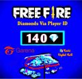 Garena Free Fire Diamonds 140. 
