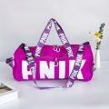 New Travel Bag, Sports Bag, Men's and Women's Fitness Bag, Printed Portable Shoulder Bag, Crossbody Bag, Large Capacity Storage. 