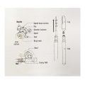Fishing Rod Reel Combo Kit Set Mini Telescopic Portable Pocket Pen Fishing Rod Pole + Reel Aluminum.