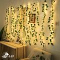 Luminous Elegance: 10-Foot Fairy Light with 6-Foot Artificial Leaves - Premium Quality for Indoor and Outdoor Décor - Perfect for Room, Party, and Beyond!. 
