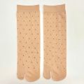 Pack of 3 Ladies Dot Print Thumb Socks - High-Quality Fabric. 