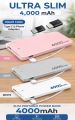 4000 mah power bank pocket size  small Size. 