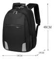 Biaowang BW-1908 Laptop Backpack 17 Inch | Waterproof College, School & Office Bag with Steel Handle & Multiple Compartments. 