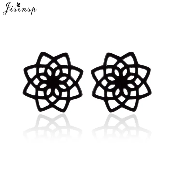Punk%20Black%20Stainless%20Steel%20Geometric%20Earrings%20for%20Women%20Men%20Hip%20Hop%20Jewelry%20Simple%20Mandala%20Moon%20Heart%20Ear%20Studs%20Wholesale%202026%20-%20Image%205