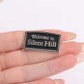Welcome to Silent Hill Brooch Enamel Pins Horror Film Game Badge Metal Brooch Lapel Badge Punk Jewellery Backpack Accessory .