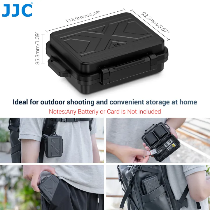 JJC%20Camera%20Battery%20Memory%20Card%20Case%20Battery%20Holder%20Box%20For%20%20LP-E6%20Fuji%20NP-W235%20Olympus%20BLX-1%20%20NP-FZ100%20%20EN-EL15%20-%20Image%202