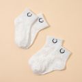 5 Pairs of Solid Color Cartoon Pattern Design Sports Ankle Socks, Breathable and Comfortable Casual Style for Boys and Girls Dai. 