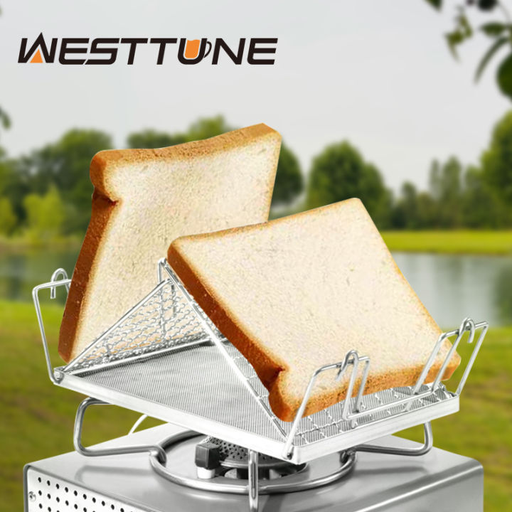 WESTTUNE Outdoor Multi-Purpose Toast Grill Portable Bread Toasters ...