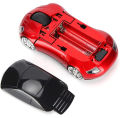 2.4G Wireless Mouse Car Mouse, Wireless Mouse Car Shape Ergonomic Optical Cordless Mice with USB Receiver Mause for PC Office. 