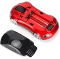 2.4G Wireless Mouse Car Mouse, Wireless Mouse Car Shape Ergonomic Optical Cordless Mice with USB Receiver Mause for PC Office. 