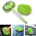 Car Washing Mop Cleaning Brush Retractable Long Handle Cleaning Mop Snow Velvet Cloth Broom Car Clean Tool Accessories. 