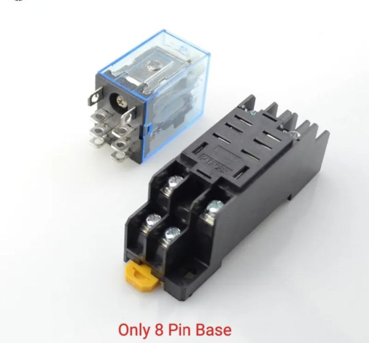8%20Pin%20Relay%20Socket%20Base%20Holder%208%20Pin%20Screw%20Terminals%20Power%20Ralay%20Connector%20for%2010%20ampere%20transparent%2012V%20and%20220V%20Relay%20-%20Image%209