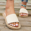 Women's fashion trend non-slip wear comfortable soft soled flat sandals flip-flops. 