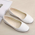 Women Suede Loafers Flat Heel Shallow Female Shoes Spring Summer Square Toe Basic Concise Women Pumps Size 36-43. 