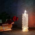 Crystal LED Candle Lights – Battery-Powered Tealight with Diamond Sparkle for Wedding, Party, Christmas, Valentine’s Day & Home Decor.