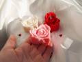 3 PCS Rose Heart Candle - Paraffin wax - Perfect Valentine's Day Gift - Scented ❤️ candles - Perfect Gift For Love. 