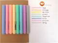 Pastel highlighter 8-piece set of CS-H716 chosch brand highlighter 8-piece set of pastel highlighter pen (pastel highlighter). 