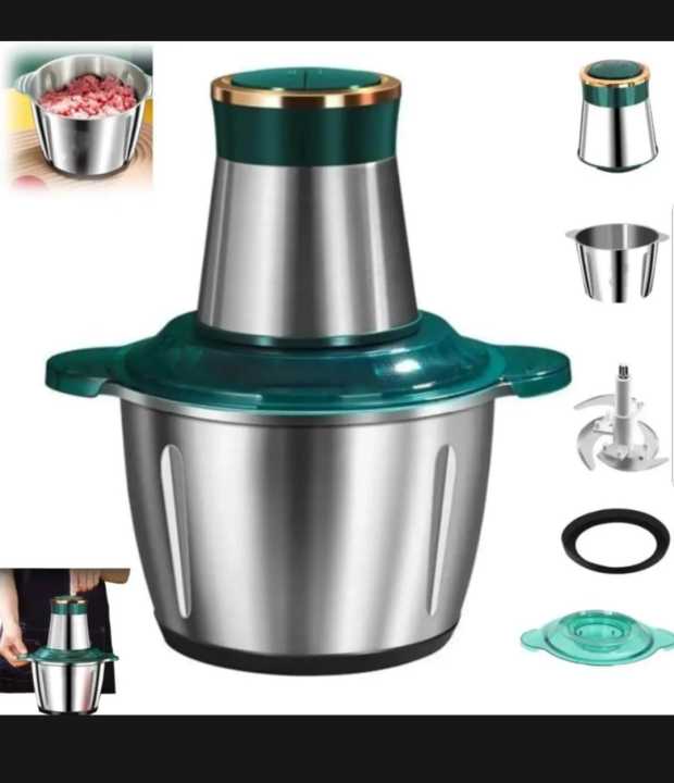 Electric Meat Grinder, Food Processor 2L , Stainless Steel Meat Mixer Food  Chopper for Meat, Vegetables, Fruits and Nuts with 4 Sharp Blades,Stainless  Steel Food Grinder for Meat | Daraz.pk