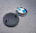 BMW Emblems Hood & Trunk 82mm + 74mm BMW Logo Universal.