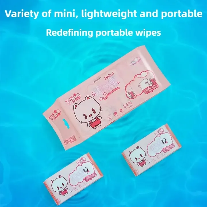 64pcs%20Disposable%20Mini%20Hand%20Wipes/Portable%20Travel%20Size%20Special%20Extraction%20Hand%20Mouth%20Cleaning%20Wipes%20Fo%20Home%20School%20Supplies%20-%20Image%202