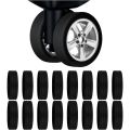 32/4PCS Silicone Wheel Protector Luggage Compartment Wheel Protect Cover Trolley Case Silent Caster Sleeve Suitcase Accessories.