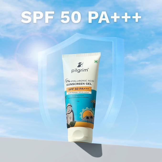 Pilgrim%201%25%20Hyaluronic%20Acid%20Sunscreen%20Gel%20SPF%2050%20PA+++%2050%20gm%20-%20Image%203