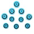 10Pcs A/C Refrigerant Port Cap W/Seal Ring High/Low Side Air Conditioning Service Dust Cover. 