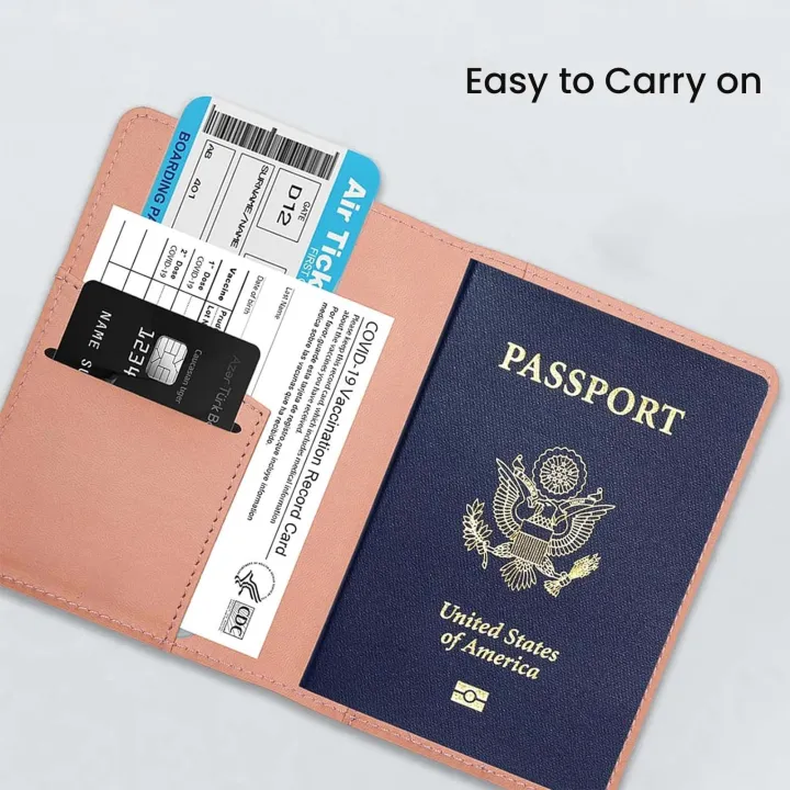 Pure%20Chic%20Passport%20Wallet%20Faux%20Leather%20Lightweight%20Waterproof%20Rfid%20Blocking%20Slim%20Vaccine%20Card%20Holder%20Travel%20Essentials%20-%20Image%206