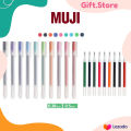 Muji gel pen 0.38 and 0.5mm. 