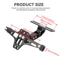 Motorcycle License Plate Bracket Tail Tidy Fender Eliminator Number Holder Support Universal Accessories For Yamaha. 