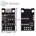 ATtiny13A / ATtiny25 / ATtiny45 / ATtiny85 Pluggable ATTINY Development Programming Bare Board. 