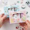 Sanrio Sticker Roll Gift Box Cute Hello Kitty Cinnamoroll Kuromi My Melody Pompompurin Hand Acount Tape Stickers Decal Kids Toys. 