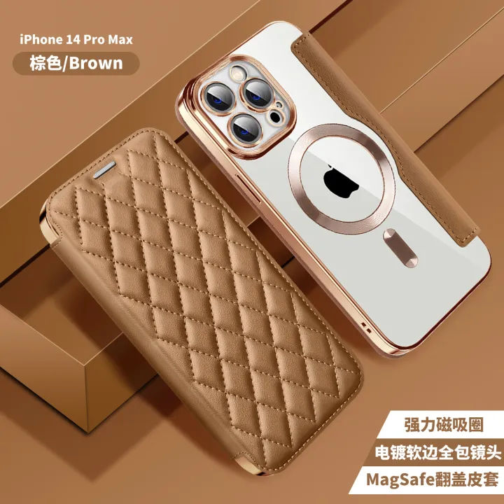 Xiaoxiangfeng%20Flip%20Card%20holder%20All-inclusive%20Phone%20Cases,For%20iPhone16%2015%2014%2013%20Pro%20Max%20Magsafe%20Wireless%20Charging%20Protective%20Case%20-%20Image%207