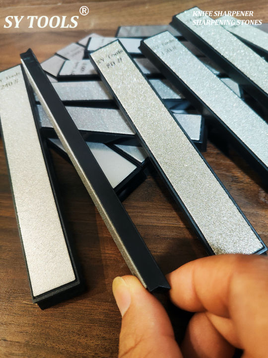 "158x22x6mm%20Universal%20Electroplated%20Diamond%20Sharpening%20Stone%EF%BD%9CFits%20Angle%20Sharpeners%20&%20Handheld%20Use%EF%BD%9C15%20Grits%20(80#-3000#)%EF%BD%9CABS%20Anti-%20-%20Image%204