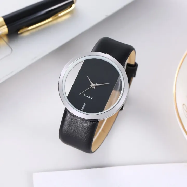 Simple%20Fashion%20Atmospheric%20Transparent%20Hollow%20Neutral%20Men's%20and%20Women's%20Watch%20Live%20Couple%20Belt%20Quartz%20Watch%20-%20Image%203