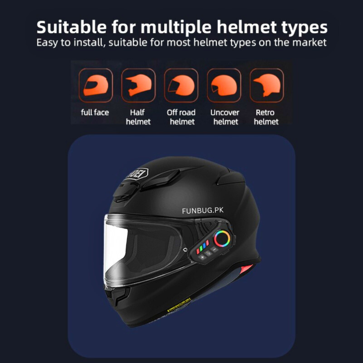 FunBug%20Bluetooth%20Headset%20Earphone%20for%20Helmets%20-%20K06%20/%20K06A%20Universal%20Wireless%20Motorcycle%20Headset%20-%20Waterproof,%2050H%20Playtime,%20Hands-Free%20Calling,%20Noise%20Cancellation%20Mic%20-%20RGB%20FlashLight%20for%20Bikers,%20Delivery%20&%20Touring%20-%20Image%208