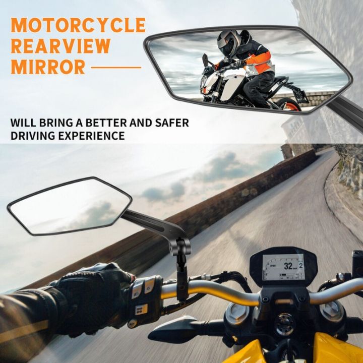 2pcs%20Motorcycle%20Rearview%20Mirror%20Rotating%20Side%20Mirrors%20Universal%20Scooter%20Mirrors%20for%20Harley%20Davidson%20Road%20King%20Glide%20Softail%20Dyna%20-%20Image%204