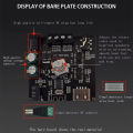 XY-AP100L 2*100W Bluetooth Power Amplifier Board 5.0 Digital AUX 2.0 CH Stereo Home Music Speaker Wireless Module Audio AMP. 