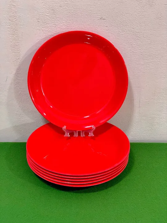 Premium%20Quality%206Pcs%20Melamine%20Plates%20Set%20Deep%20Quarter%20Medium%20Plate%20Melamine%20Double%20Glazed%20Black%20Color%20Plate%20Set%20Size%20"9"Inche%20-%20Image%208