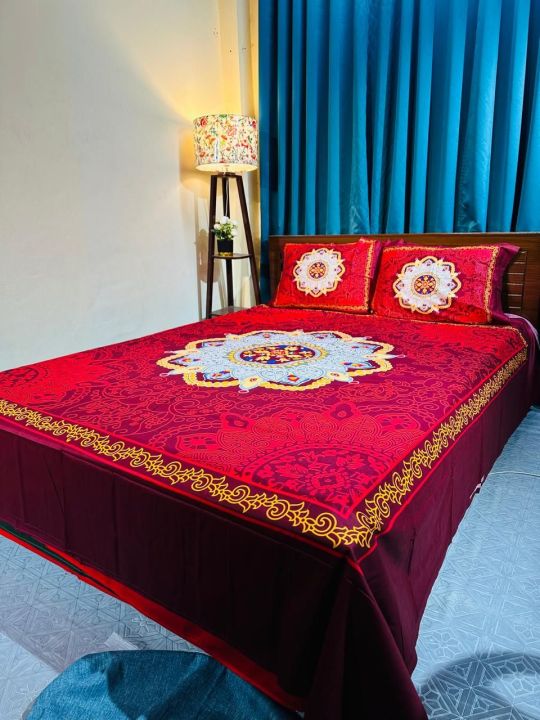 new%20premium%20design%20luxurious%20fashionable%20pakiza%20bed%20set%20with%20two%20matching%20pillow%20cover%20-%20Image%202
