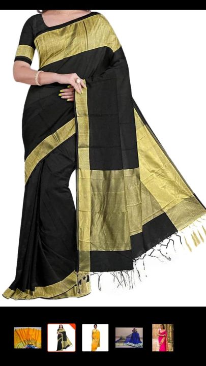 Half%20silk%20Bangali%20saree%20for%20Woman%2012%20hand%20made%20by%20Sirajganj%20textile%20-%20Image%202