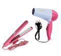 hair dryer and mini straightener combo of 2 for girls. 