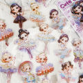 Etori Life Cute Girl Series Daily Stickers Multi-Scene Q Version Doll Journal Decoration Pet Stickers for Laptop, Phone Case, Suitcase, Photo Album, Children's  Paper Bag, Room Decoration, Scrapbooking Supplies, Pencil Case, DIY Crafts, Stamp Album, St.... 