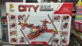 Panlos Brick City Fire Brigade 12 In 1 Lego Building Blocks Toy. 