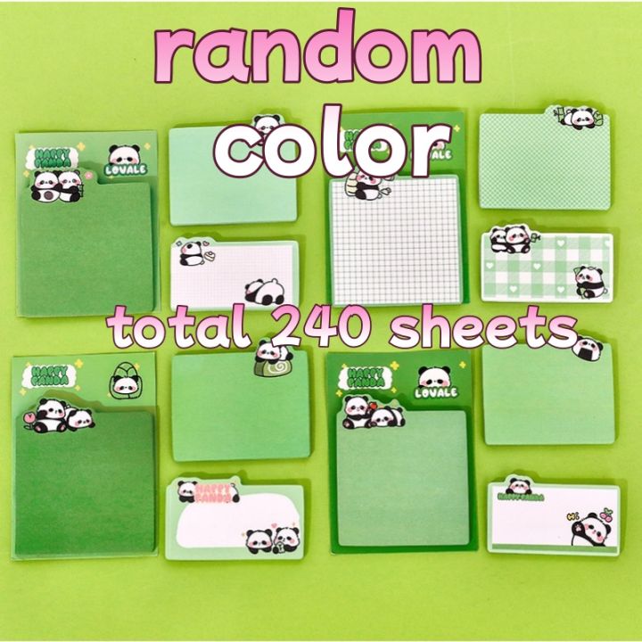 Multi-Layer Panda Sticky Notes, Tearable Adhesive Memo Pads for ...
