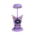 Kawaii Kuromi My Melody Folding Eye LED Fan Light Foldable Protection Table Lamp Anime Cute Bedroom Night Light Cartoon Lamp. 