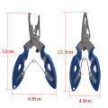 Multifunction Fishing Plier Tool With Line Cutter Scissors Hook Remover For Outdoor Saltwater Freshwater Durable Non Slip Handle. 